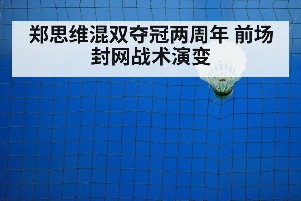 郑思维混双夺冠两周年 前场封网战术演变